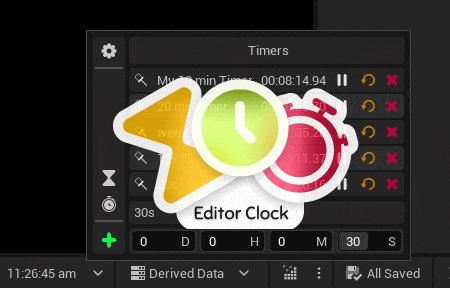 Editor Clock Plugin