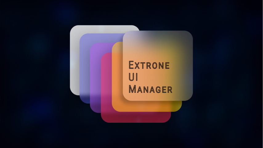 Extrone UI Manager Plugin